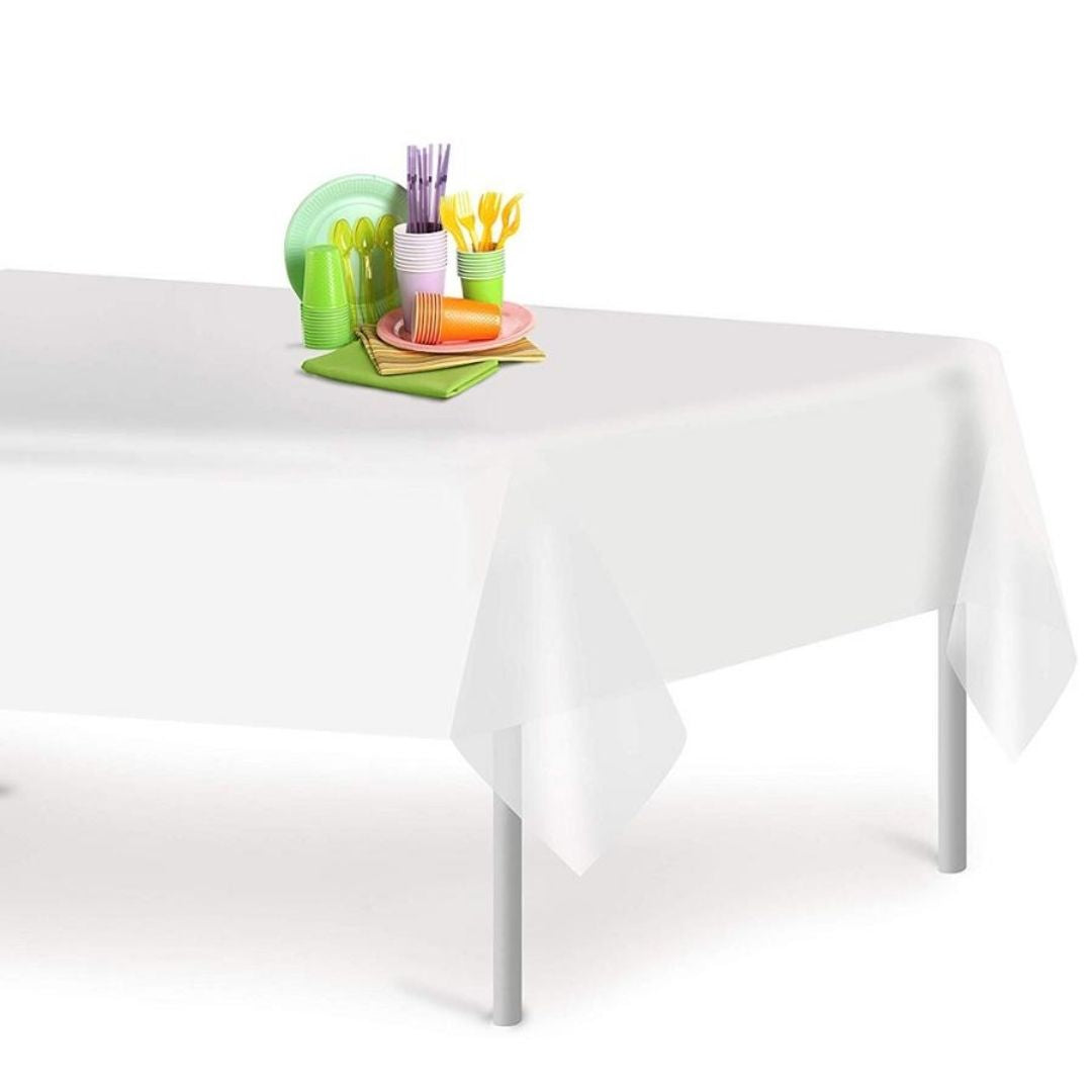 Manteles Rectangulares De Plástico  Para Mesa De Comedor Para Fiestas, Desechable O Reutilizable. de 54"x108"