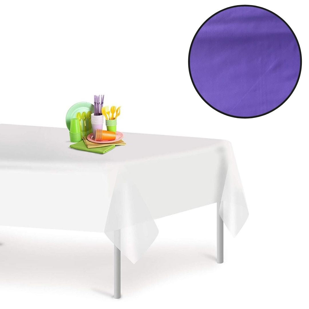 Manteles Rectangulares De Plástico  Para Mesa De Comedor Para Fiestas, Desechable O Reutilizable. de 54"x108"