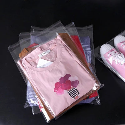 Bolsas de Celofán Transparentes Resellables Sin Hueco (Tamaños grande)