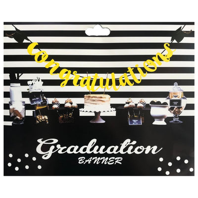 Letrero "Congratulations" para graduacion banner