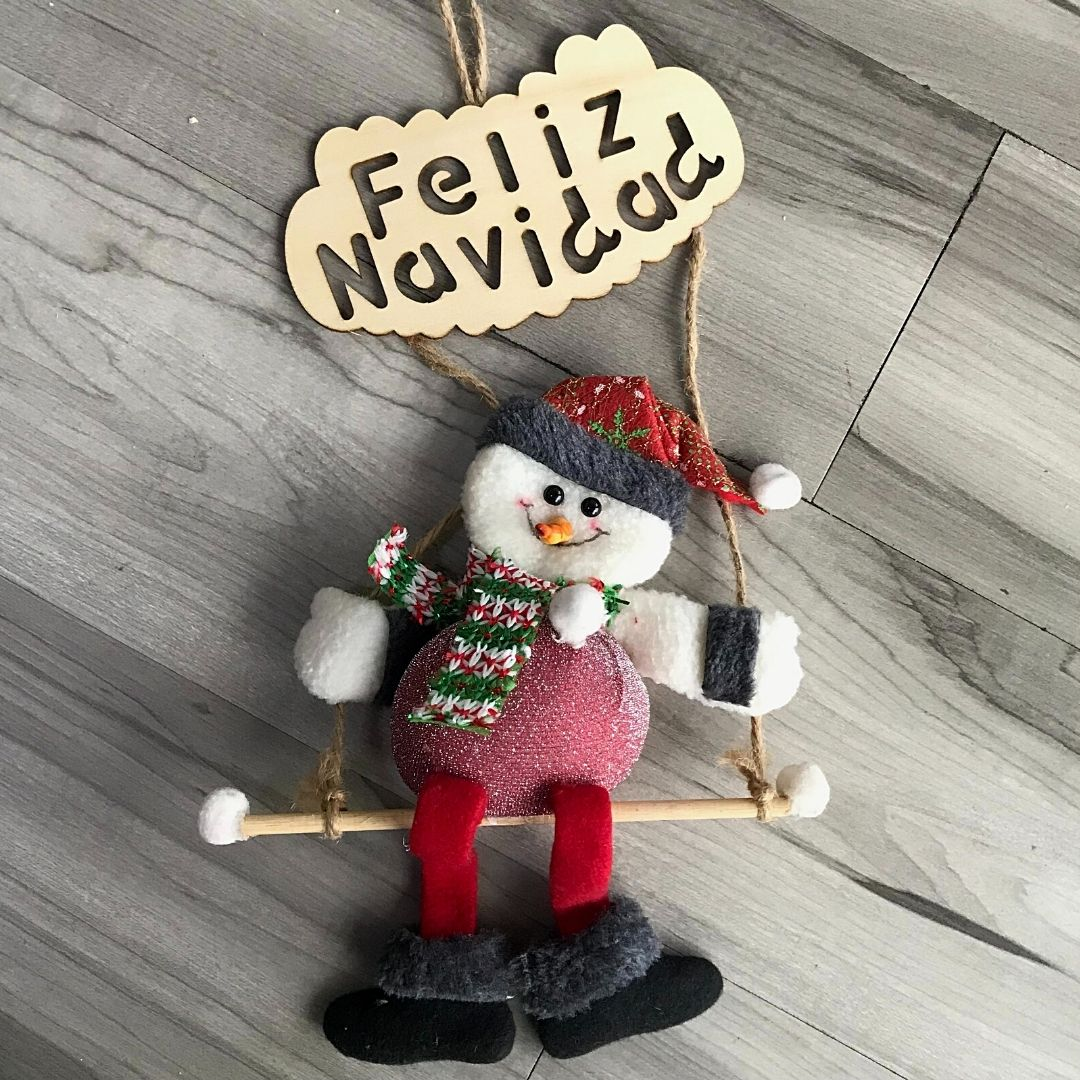 Platos Desechables Muñequitos De Nieve Para Navidad Muñeco De
